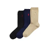 Skarpetki dla dzieci - Zestaw 3 par wysokich skarpet dziecięcych Polo Ralph Lauren 444979301001 Kolorowy - miniaturka - grafika 1