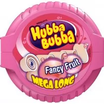 Wrigley Guma Hubba Bubba Mega Long Fancy Fruit Tape 56g - Gumy do żucia, lizaki, dropsy - miniaturka - grafika 1