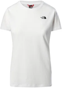 Koszulka The North Face W Simple Dome Tee damska : Kolor - Biały, Rozmiar - XXL - Koszulki i topy damskie - miniaturka - grafika 1