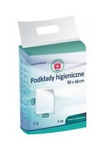 Podkłady higieniczne 60 x 90 cm x 5 szt (Apteczka ABC) - Higiena osób starszych i niepełnosprawnych - miniaturka - grafika 1