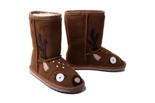 EMU AUSTRALIA DEER K12073 chestnut/chataigne, kozaki dziecięce, rozmiary 24-31 - Emu Australia - Kozaki damskie - miniaturka - grafika 1