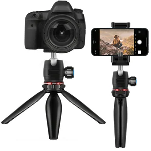 Uchwyt na telefon Alogy Mini Tripod Trójnóg Liginn do robienia zdjęć do telefonu kamery GoPro lampy ring 1/4 Czarny - Statywy fotograficzne - miniaturka - grafika 15