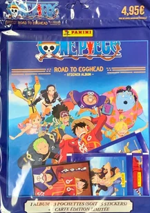 karty one piece – panini starter pack (1 album + 3 pakiety) – wersja francuska - Czasopisma - miniaturka - grafika 1