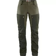 Spodnie damskie - FJALLRAVEN Spodnie damskie Keb Trousers W wielokolorowa zielony (Deep Forest/laurel green) 46 - miniaturka - grafika 1
