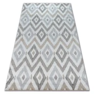 Dywany - Dywan SOFT 6024 ROMBY krem / beż / brąz beżowy 80x150 cm - miniaturka - grafika 1