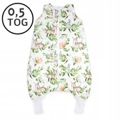 Śpiworki dla dzieci - LETNI Śpiworek z nogawkami 68-86 S WZORY!!! - miniaturka - grafika 1