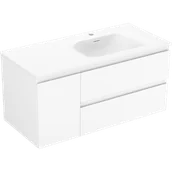 Szafki łazienkowe - Mexen Orio szafka łazienkowa 100 cm z umywalką Vela prawą, 2S, 1D, biała mat - 91A13-10047-3-BBFFFF01-W23P01 - miniaturka - grafika 1
