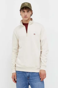 Dickies bluza męska kolor beżowy gładka - Bluzy męskie - miniaturka - grafika 1