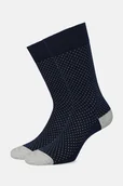 Skarpetki męskie - Skarpety Granatowe w Kropki - miniaturka - grafika 1