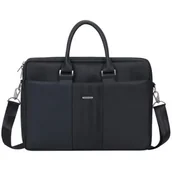 Torby na laptopy - Rivacase Bussines Attache czarna (8135) - miniaturka - grafika 1