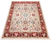 Dywany - Prostokątny kremowy dywan z frędzlami P9-G92 - miniaturka - grafika 1