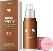 Podkłady do twarzy - Benefit Benefit, Hello Happy, Brightening, Liquid Foundation, 10, Deep Warm, SPF 15, 30 ml For Women - miniaturka - grafika 1
