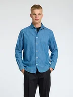 Koszule męskie - Camicia Uomo Selected Jeans - miniaturka - grafika 1