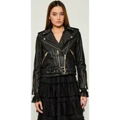 Kurtki damskie - AllSaints Skórzana ramoneska BALFERN | Regular Fit - miniaturka - grafika 1