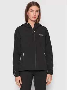 Regatta Kurtka softshell Arec III RWL217 Czarny Regular Fit - Kurtki i kamizelki sportowe damskie - miniaturka - grafika 1
