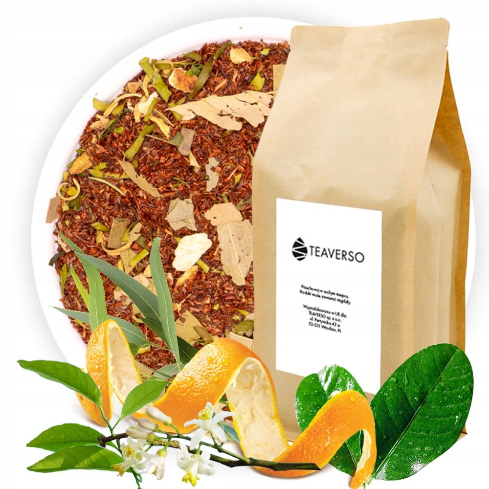 Herbata Rooibos Cuba Libre Pomarańcza Limonka Eukaliptus Teaverso 1000G