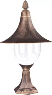 Kaja ALFRED OLSZEWSKI Niska zewnętrzna lampa stojąca K-8128 czarna/złota z serii BOSTON - Lampy ogrodowe - miniaturka - grafika 1
