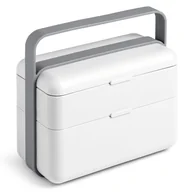Lunch boxy - BLIM PLUS BAULETTO Lunchbox duży biały krystaliczny biały - miniaturka - grafika 1