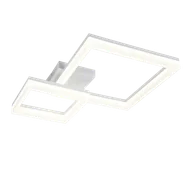 Lampy sufitowe - CAMINO R65771231 lampa sufitowa 62cm białe kwadraty LED 22W 4000K - miniaturka - grafika 1
