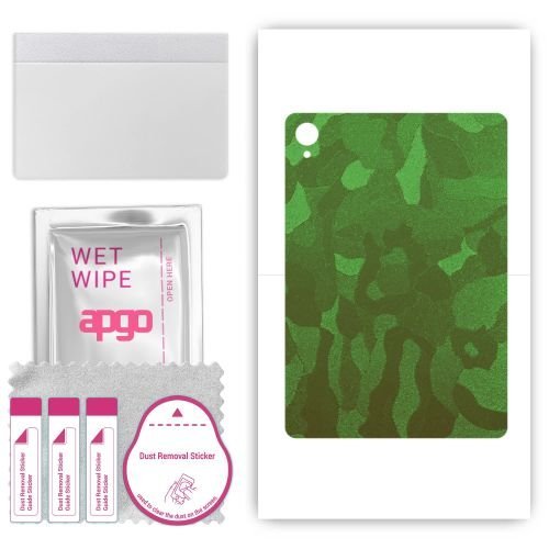 folia naklejka skórka strukturalna na TYŁ do Teclast M40 Air - Moro Camo Zielony - apgo SKINS