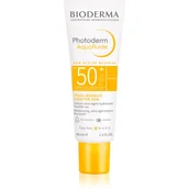Balsamy i kremy do opalania - Bioderma Photoderm Aquafluide spf50+ ultralekki fluid przeciwsłoneczny - bezbarwny 40 ml - miniaturka - grafika 1