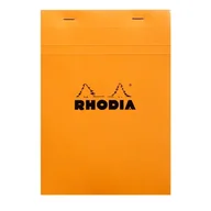 Notesy i bloczki - Blok Rhodia N°16 A5 14,8x21 cm, kratka, pomarańczowy - miniaturka - grafika 1