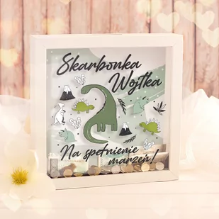 SKARBONKA 3D prezent dla chłopca Dinozaury - Skarbonki - miniaturka - grafika 1