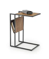 Ławy i stoliki kawowe - COMPACT ŁAWA DĄB ZŁOTY/CZARNY - miniaturka - grafika 1