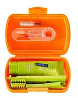 Zestawy kosmetyków damskich - Curaprox Travel Set Ortho - zestaw pomarańczowy - miniaturka - grafika 1