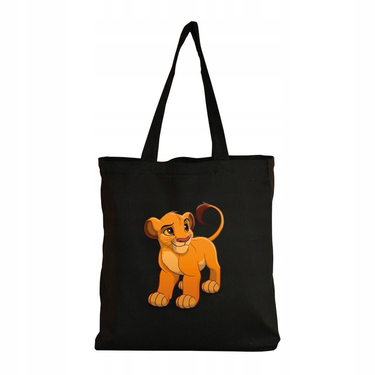 Eko Torba Bawełniana na ramię Zakupy Shopper Torebka Mały Król Lew Simba