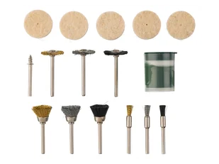 PARKSIDE® Zestaw akcesoriów do szlifierek (Szczotki druciane/polerki PDBPS 16) - Akcesoria do elektronarzędzi - miniaturka - grafika 1