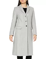 Płaszcze damskie - Helene Berman Damski płaszcz wełniany College Coat, szary, S - miniaturka - grafika 1