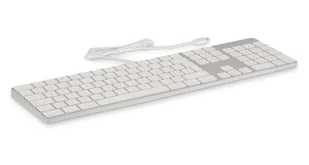 LMP 22293 klawiatura Biuro USB QWERTY Hiszpański Srebrny 22293 - Klawiatury - miniaturka - grafika 1