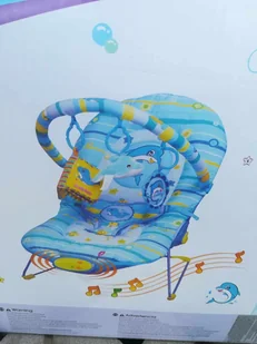 BENBABY BR90001-P-2 LEŻACZEK wibracje melodie - Leżaczki i huśtawki - miniaturka - grafika 1