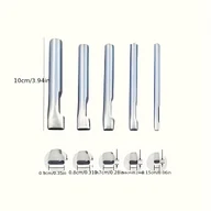 Rękodzieło - TEMU 5 szt. Zestaw do Przekłuwania Skóry Owalny - Stal Nierdzewna, 1,5-, Idealny do Torebek, Butów i Pasków - Solidne Narzędzie Ręczne do Projektów z - miniaturka - grafika 1