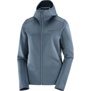 BLUZA DAMSKA SALOMON ESSENTIAL MIDFLEECE W C23267 - Bluzy sportowe damskie - miniaturka - grafika 1