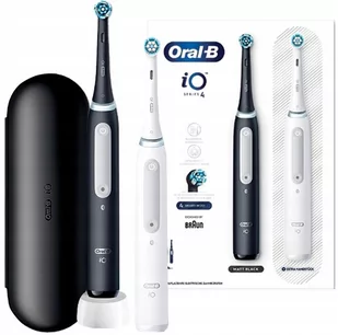 Dwupak Szczoteczki Oral-B Io Series 4 Black White - Szczoteczki do zębów - miniaturka - grafika 1
