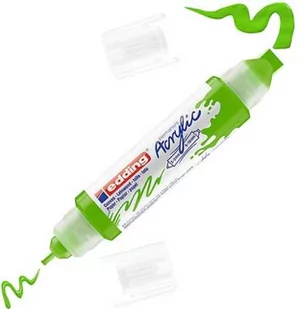 Marker akrylowy 3D e-5400 EDDING, podwójny, 2-3 mm, 5-10 mm, żółtozielony - Markery permanentne - miniaturka - grafika 1