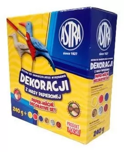 Astra Zestaw do dekoracji z masy papierowej 240 g - Masy plastyczne - miniaturka - grafika 1