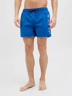 Kąpielówki męskie - Jack & Jones Szorty kąpielowe "Maui" w kolorze niebieskim - miniaturka - grafika 1