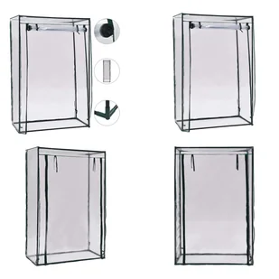 vidaXL Szklarnia na pomidory 102 x 52 x 150 cm - Szklarnia - Szklarnie - Dom na pomidory - Domy na pomidory - Szklarnie ogrodowe - miniaturka - grafika 1