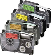 Etykiety do drukarek - Casio oryginalny taśma do drukarek etykiet XR 18 WER1 czerwony druk/biały podkład nie 8m 18mm XR 18 WER1 XR 18 WER1 - miniaturka - grafika 1