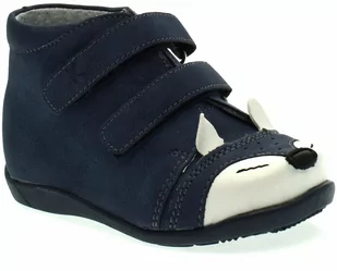 Trzewiki chłopięce 06448 Granatowe - Buty dla chłopców - miniaturka - grafika 1