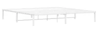 Łóżka - Białe metalowe łóżko 140x200 cm M1-L62 - miniaturka - grafika 1