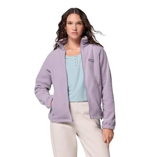Columbia Damska kurtka polarowa Benton Springs zapinana na zamek błyskawiczny, kolor Shale Purple, XL - Kurtki damskie - miniaturka - grafika 1