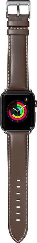 Laut Laut Oxford Watch Strap - Pasek z prawdziwej skóry do Apple Watch 42/44 mm Espresso