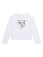 Bluzki damskie - Guess Bluzka J5YI36 K6YW4 Biały Regular Fit - miniaturka - grafika 1