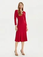 Sukienki - Rinascimento Sukienka koktajlowa CFC0121444003 Bordowy Regular Fit - miniaturka - grafika 1