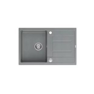 Quadron HB8203U5-BS_P2O Morgan 111 Silver stone (szary/stalowy) - Zlewozmywaki - miniaturka - grafika 1