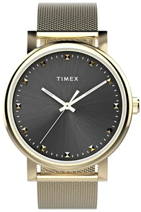 Zegarek Zegarek Timex TW2W19500 Transcend 38mm Stainless Steel Mesh - - Zegarki damskie - miniaturka - grafika 1